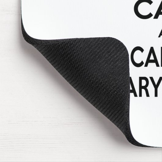 Calm behalten und einen Otolaryngologen anrufen Mousepad (Ecke)