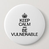 CALM behalten UND GEFÄHRLICH SEIN Button (Vorderseite)