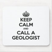 Calm behalten und Geologe anrufen Mousepad (Vorne)