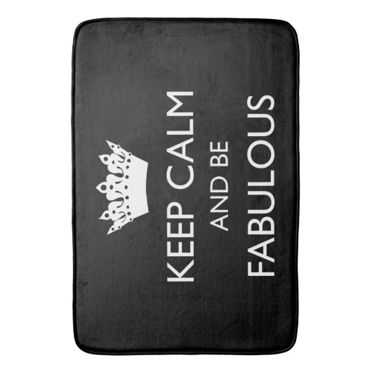 CALM behalten und gut sein Badematte (Vorderseite Vertikal)