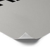 CALM behalten UND HANDBALL SPIELEN Poster (Ecke)