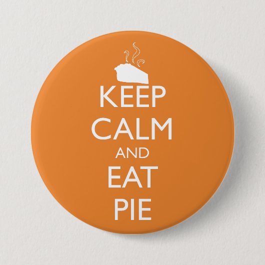 CALM behalten UND PIE ESSEN Button (Vorderseite)