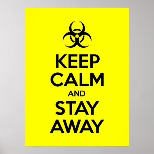 CALM behalten UND POSTER BLEIBE (Vorne)