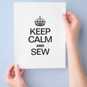 CALM behalten UND SEHEN Flyer (Hand)