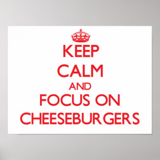 Calm behalten und sich auf die Käsermeister konzen Poster