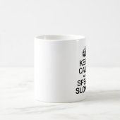 CALM behalten UND SPRECHEN Kaffeetasse (Mittel)