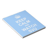Calm behalten und SVU-Notizblock ansehen Notizblock (angewinkelt)