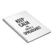 Calm behalten und Tabellenkalkulation erstellen - Notizblock (Rechte Seite)