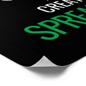 Calm behalten und Tabellenkalkulation erstellen - Poster (Ecke)