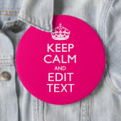 CALM behalten UND Text auf PINK haben Button (Beispiel)