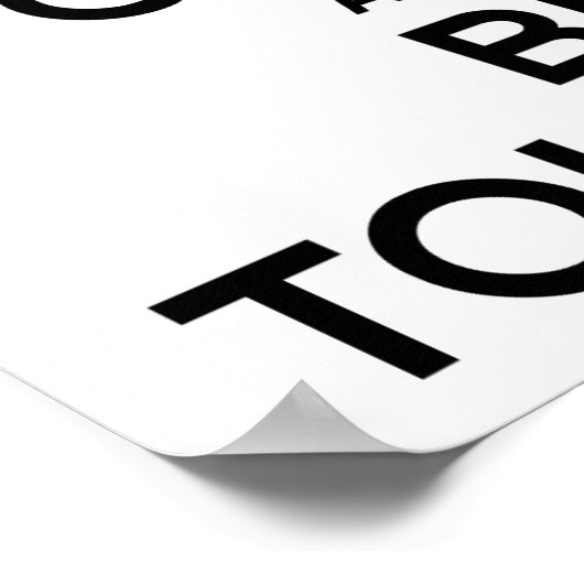 CALM behalten UND TOLERANT SEIN Poster (Ecke)