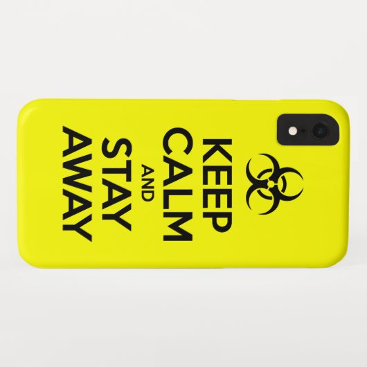 CALM behalten UND WEG BLEIBE Case-Mate iPhone Hülle (Rückseite (Horizontal))