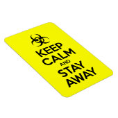 CALM behalten UND WEG BLEIBE Magnet (Rechte Seite)