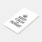 CALM behalten UND ZULASSEN Post-it Klebezettel (angewinkelt)