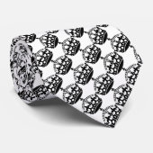 CALM Black Crown Pattern behalten Krawatte (Gerollt)