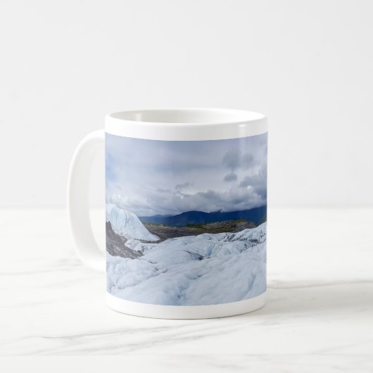 Calm Blue Glacier Tasse (Vorderseite Links)