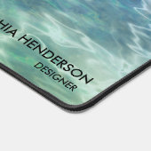 Calm Blue Ocean Water oder benutzerdefinierter Fot Schreibtischunterlage (Ecke)