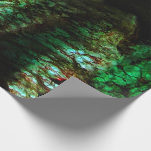 Calm blue texture Wrapping Paper,Smooth texture Geschenkpapier (Ecke)