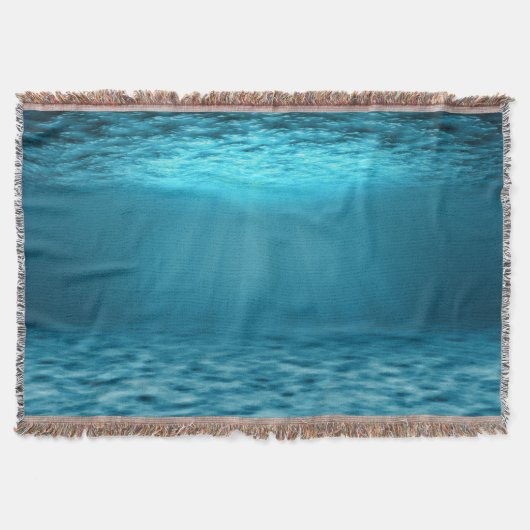 Calm Blue Underwater Ocean Scene Decke (Vorderseite)