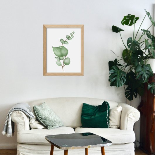 Calm Botanicals Poster - Eukalyptus Leaf Print