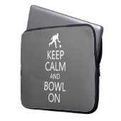 Calm & Bowl behalten Auf individueller Farbe Noteb Laptopschutzhülle (Vorderseite Links)