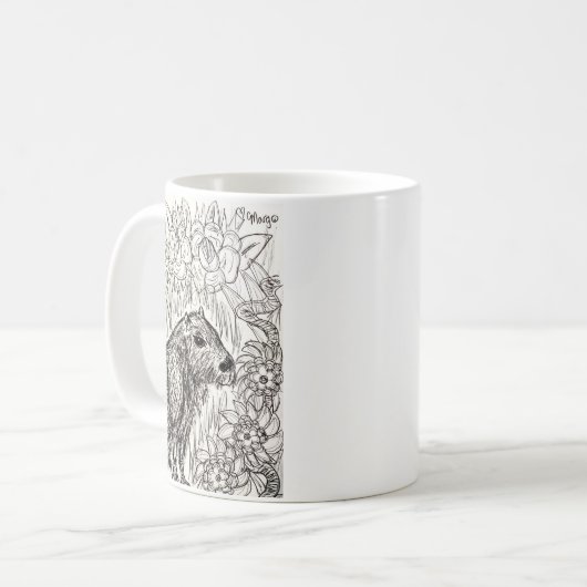 Calm Capybara Kaffeetasse (Vorderseite Links)