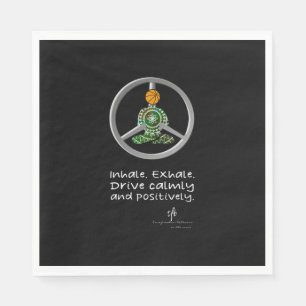 Calm Car Ride Zuhause Wooded Lot Ball Serviette
