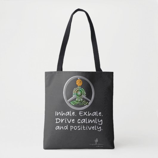 Calm Car Ride Zuhause Wooded Lot Ball Tasche (Vorderseite)