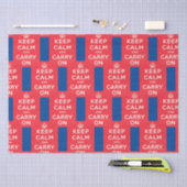 CALM & CARRY ON behalten, Seidenpapier (Handwerk)