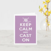 Calm & Cast auf Notecard behalten Karte (Gelbe Blume)