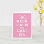 Calm & Cast auf Notecard behalten Karte (Gelbe Blume)