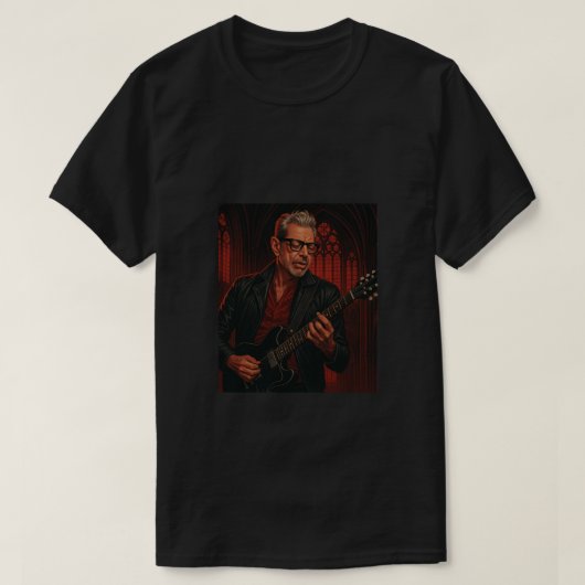 Calm Chaos and Jeff Goldblum by Kaja Hansen T-Shirt (Design vorne)