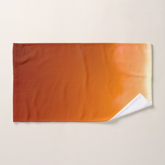 Calm City Skyline Sunset Abstrakt Impressionist Badhandtuch Set (Handtuch)