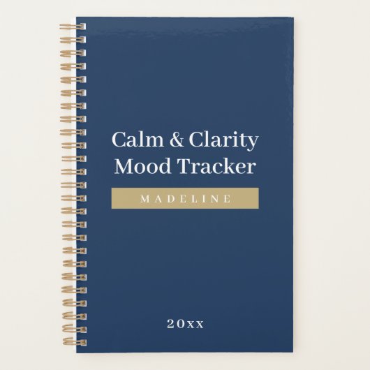 Calm & Clarity | Personalized Mood Tracker Planer (Vorderseite)
