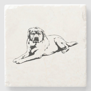 Calm Companion Etched Steinuntersetzer