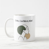 Calm Confidence – Boho Style Mug Kaffeetasse (Links)
