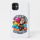 Calm Confidence Monkey iPhone / iPad case (Rückseite)