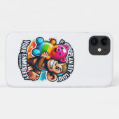 Calm Confidence Monkey iPhone / iPad case (Rückseite (Horizontal))