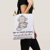 Calm Confidence Monkey – Minimal Everyday Tote Tasche (Von Nahem)