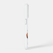 Calm Confidence Monkey – Minimal Phone Case iPhone Hülle (Rechte Seite)