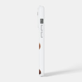 Calm Confidence Monkey – Minimal Phone Case iPhone Hülle (Linke Seite)