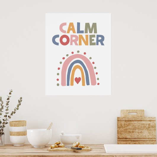 Calm Corner Poster (Küche)