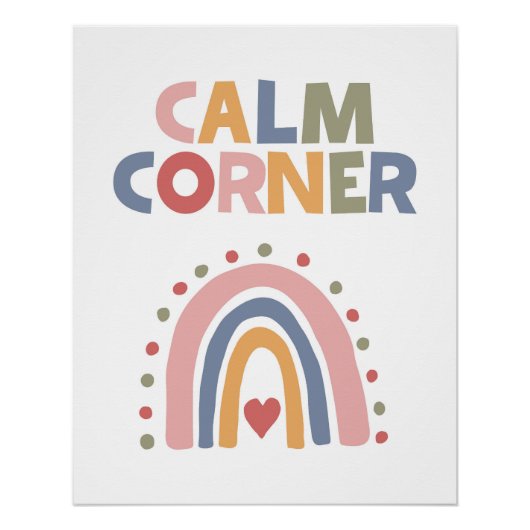 Calm Corner Poster (Vorderseite)