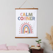 Calm Corner Wandteppich Mit Holzrahmen (Schlafzimmer)