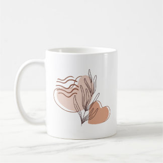 Calm Creativity Minimalist Abstract Boho Aesthetic Kaffeetasse