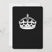 Calm Crown auf Black behalten (Vorderseite)