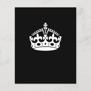 Calm Crown auf Black behalten Flyer