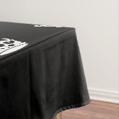Calm Crown auf Black behalten Tischdecke (Beispiel)