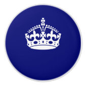Calm Crown auf Blue Customizing behalten Keramikknauf (Vorderseite)