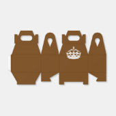 Calm Crown auf Brown behalten Geschenkschachtel (Ungefaltet)